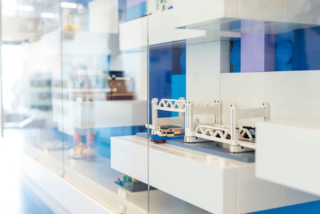 LEGO scale model Botlek Bridge