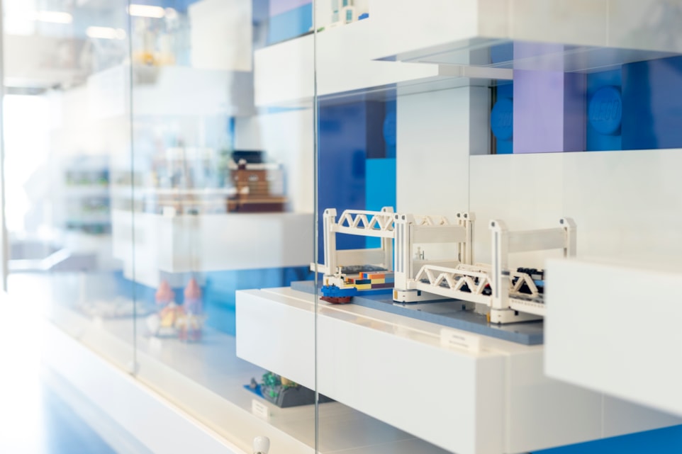 LEGO scale model Botlek Bridge