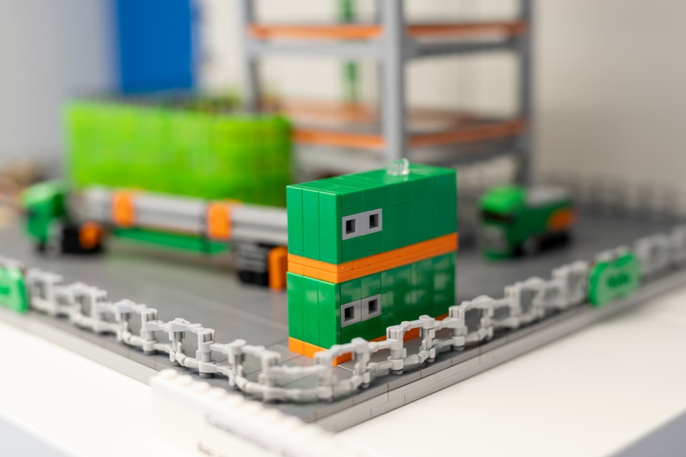 LEGO scale model Construction Site