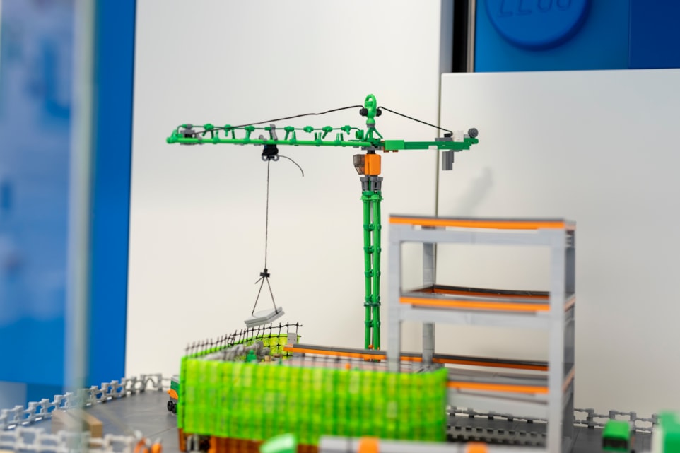 LEGO scale model Construction Site
